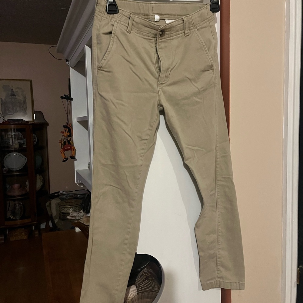 Boys khaki 10slim pants.